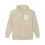 Inspirational Fleece Hoodie - WORSHIP OVER WORRY Honest Heartfelt
