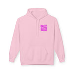 Inspirational Fleece Hoodie - WORSHIP OVER WORRY Honest Heartfelt