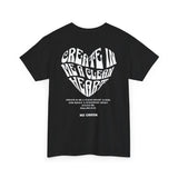 Clean Heart Unisex Heavy Cotton Tee – Positive Vibes T-Shirt for Faith & Comfort