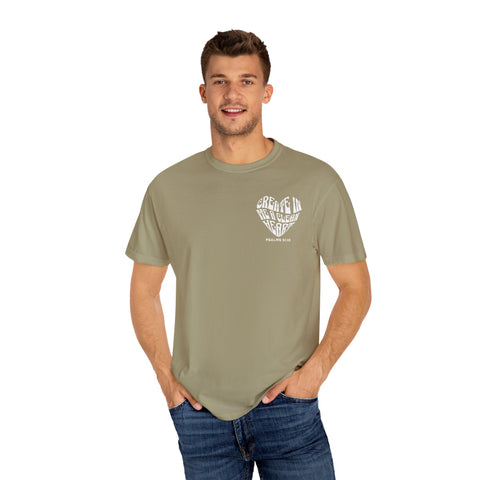 Create in me a clean heart Comfort colors Garment-Dyed T-Shirt - Inspirational Psalm 51:10