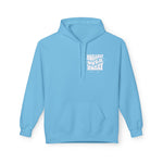Inspirational Fleece Hoodie - WORSHIP OVER WORRY Honest Heartfelt