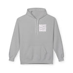 Inspirational Fleece Hoodie - WORSHIP OVER WORRY Honest Heartfelt