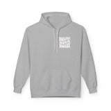 Inspirational Fleece Hoodie - WORSHIP OVER WORRY Honest Heartfelt