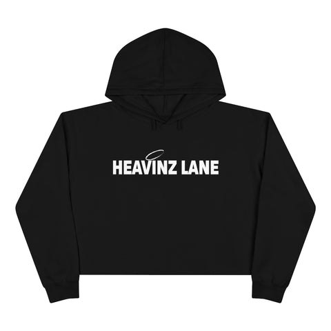 Heavinz Lane black Crop Hoodie